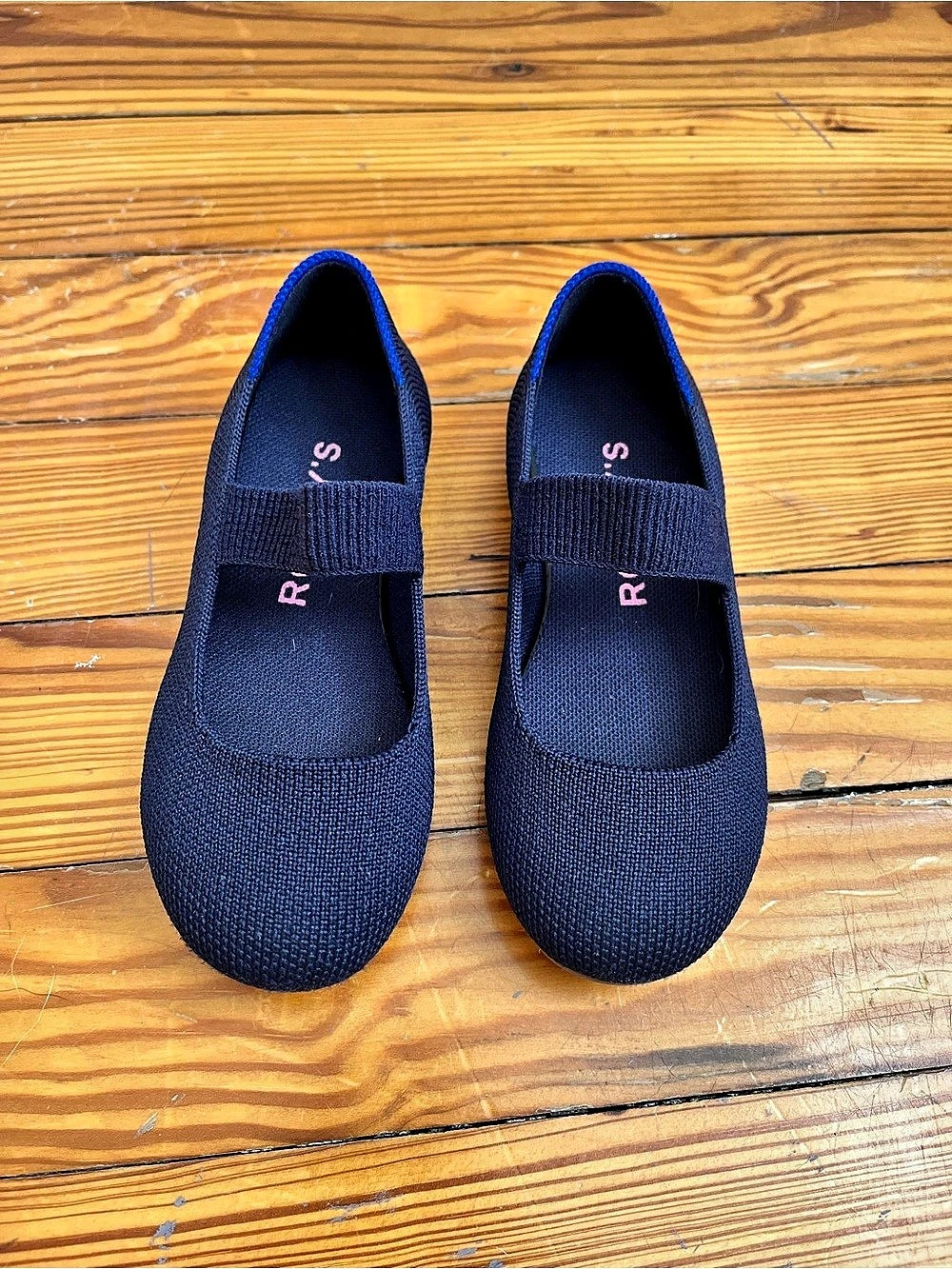 Rothy's The Kids Mary Jane Mary Jane Flats in Blue US 10 Like New